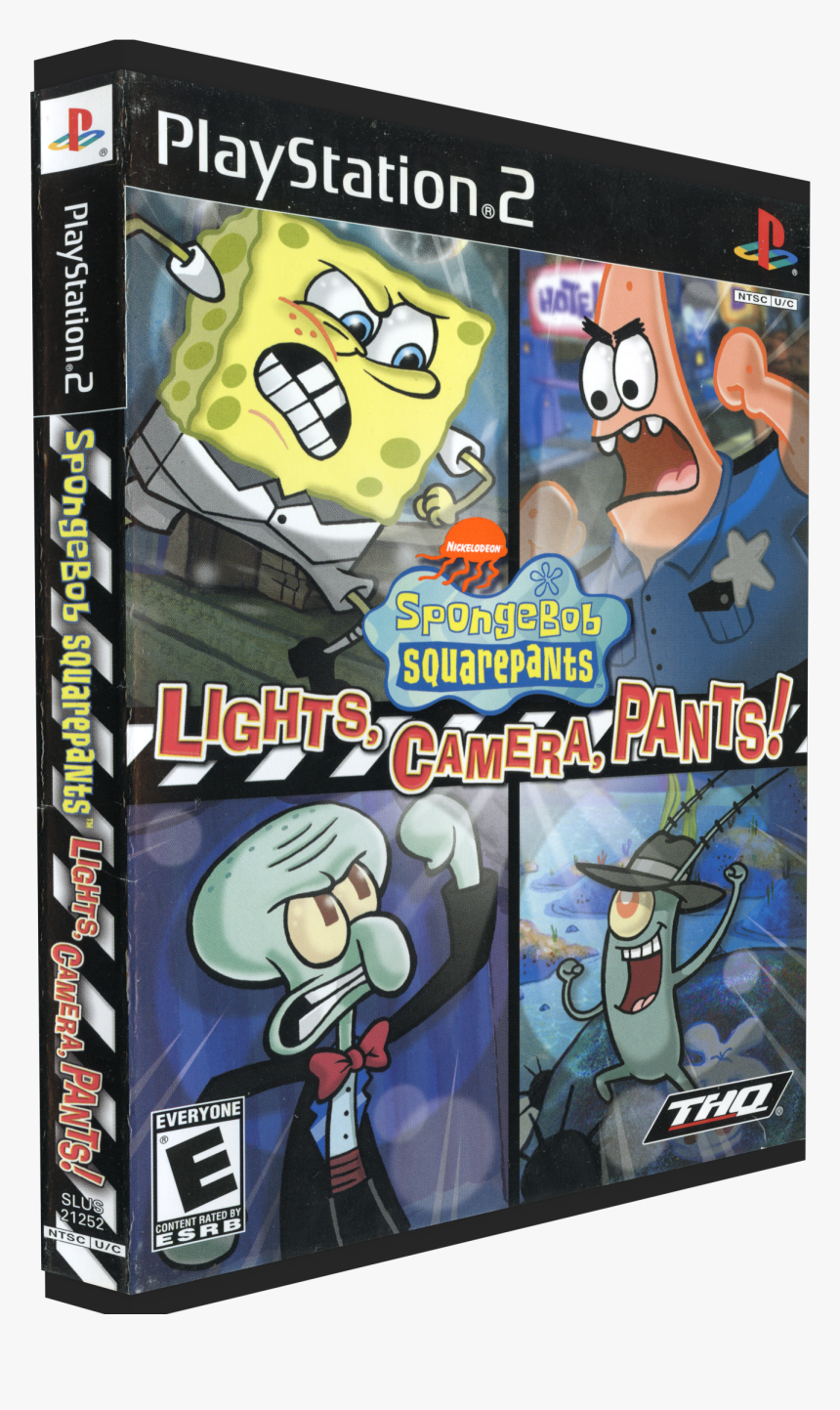 Excelent Spongebob Squarepants - Spongebob Squarepants Lights Camera Pants Gamecube, HD Png Download, Free Download
