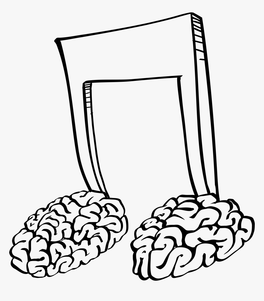 Brains Outline Pencil And - Musical Or Rhythmic Learner, HD Png Download, Free Download