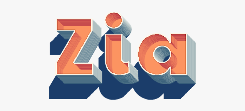 Zia 3d Letter Png Name - Graphic Design, Transparent Png, Free Download