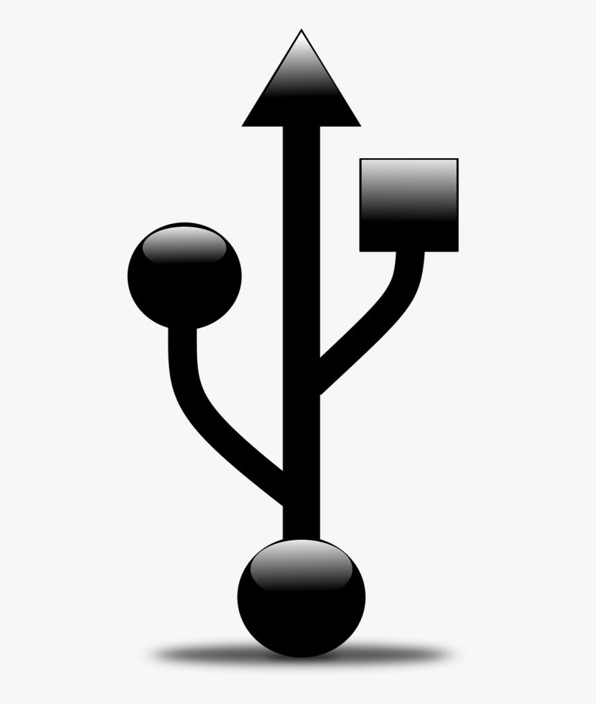 Symbol Usb Computers Symbol - Порт Символ, HD Png Download, Free Download