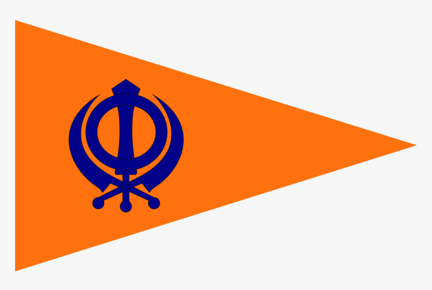 Transparent Khanda Png - Sikh Flag, Png Download, Free Download