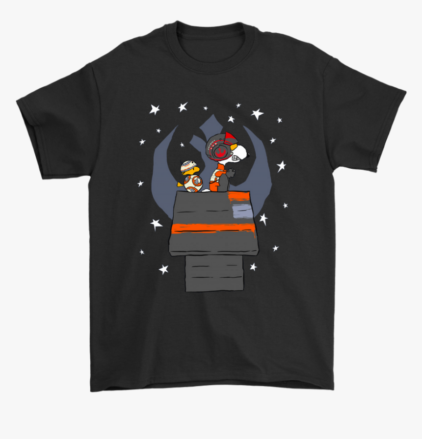 X-wing Star Wars Fighter As Poe Dameron And Bb8 Snoopy - Epic T Shirt Of Ganking, HD Png Download, Free Download