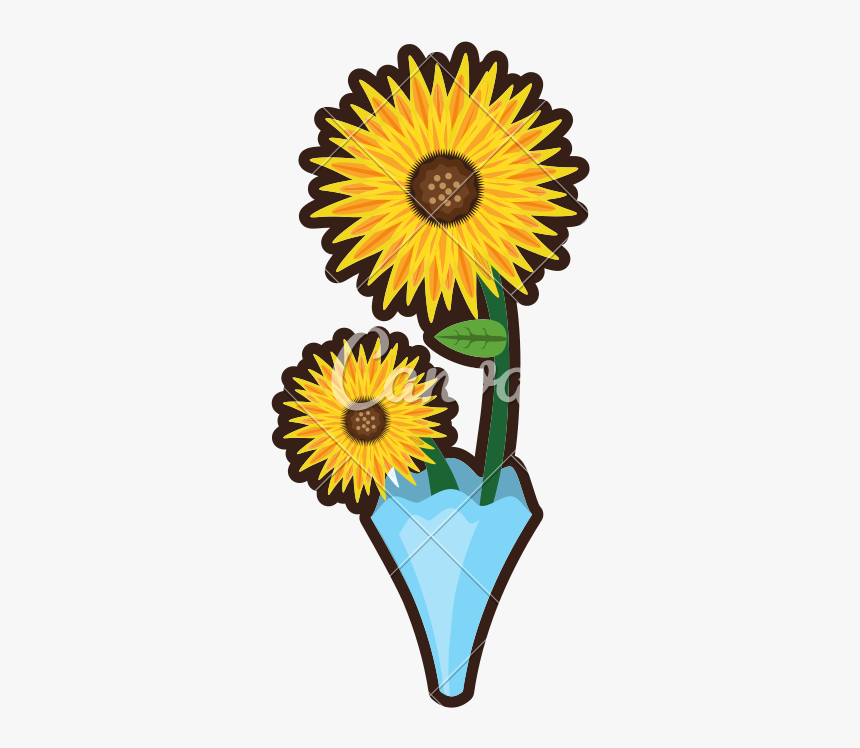 Bouquet Vector Sunflower - Portable Network Graphics, HD Png Download, Free Download