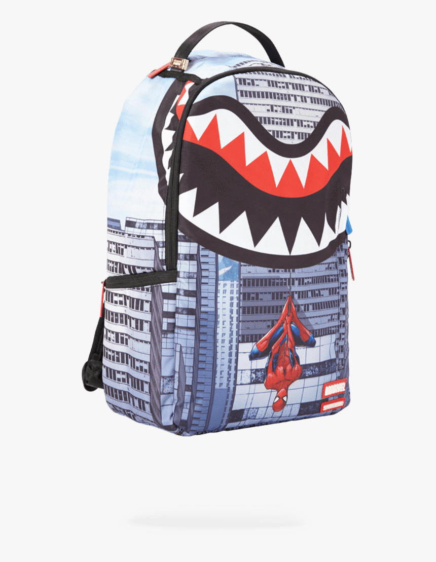 Sprayground Spiderman Backpack Upside Down, HD Png Download, Free Download