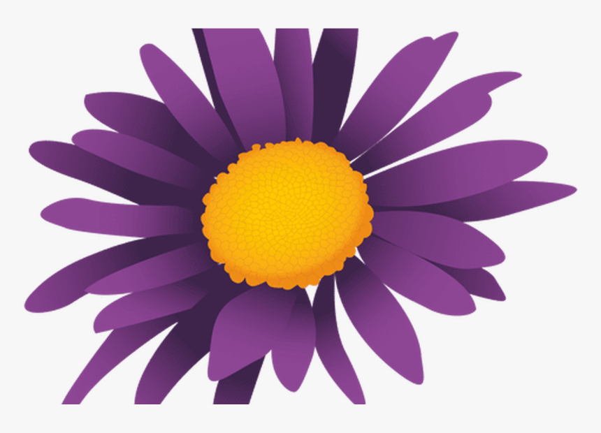 Purple Sunflower Cartoon Transparent Png & Svg Vector - Flor Roxa Desenho Png, Png Download, Free Download
