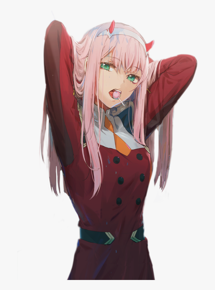 Avatar Id Anime Girl With Pink Hair And Horns Hd Png Download