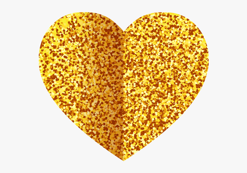 Heart Png - Golden Hearts, Transparent Png, Free Download