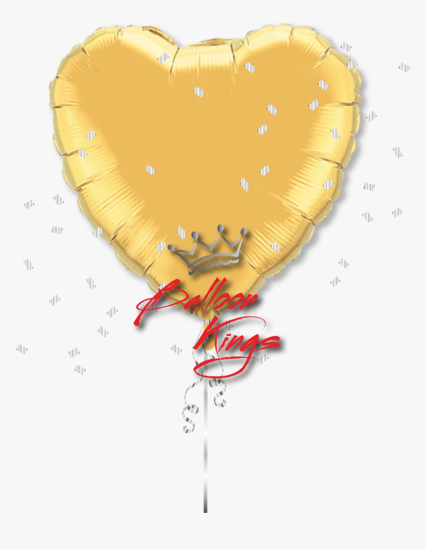 Large Gold Heart - Its A Boy Foot Baloon, HD Png Download, Free Download