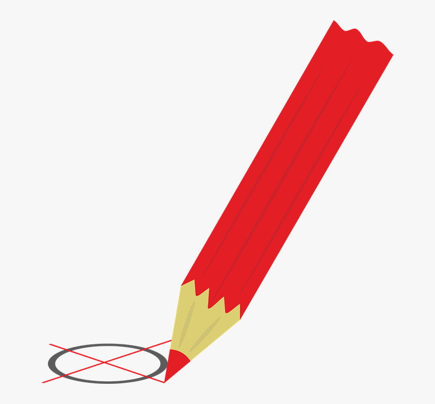 Select, Choice, Elections, Red, Red Pen, Ankreuzen - Ankreuzen Png, Transparent Png, Free Download