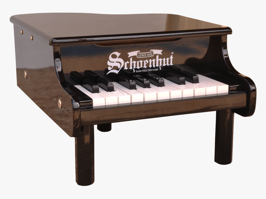 Schoenhut Mini Grand Piano 18-key Black - Mini Piano, HD Png Download, Free Download