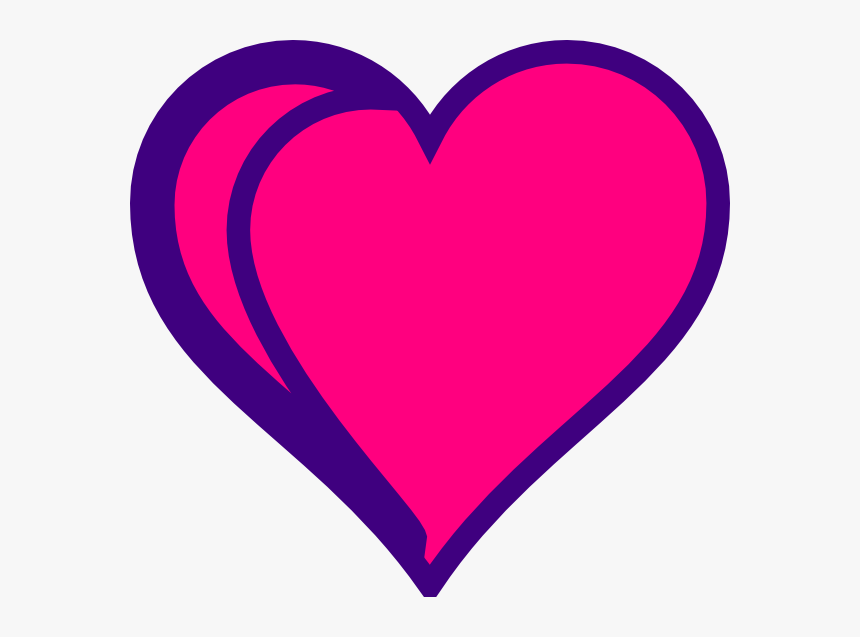 Purple Heart With No Background, HD Png Download, Free Download