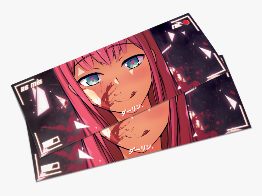 Slap Sticker Zero Two, HD Png Download, Free Download