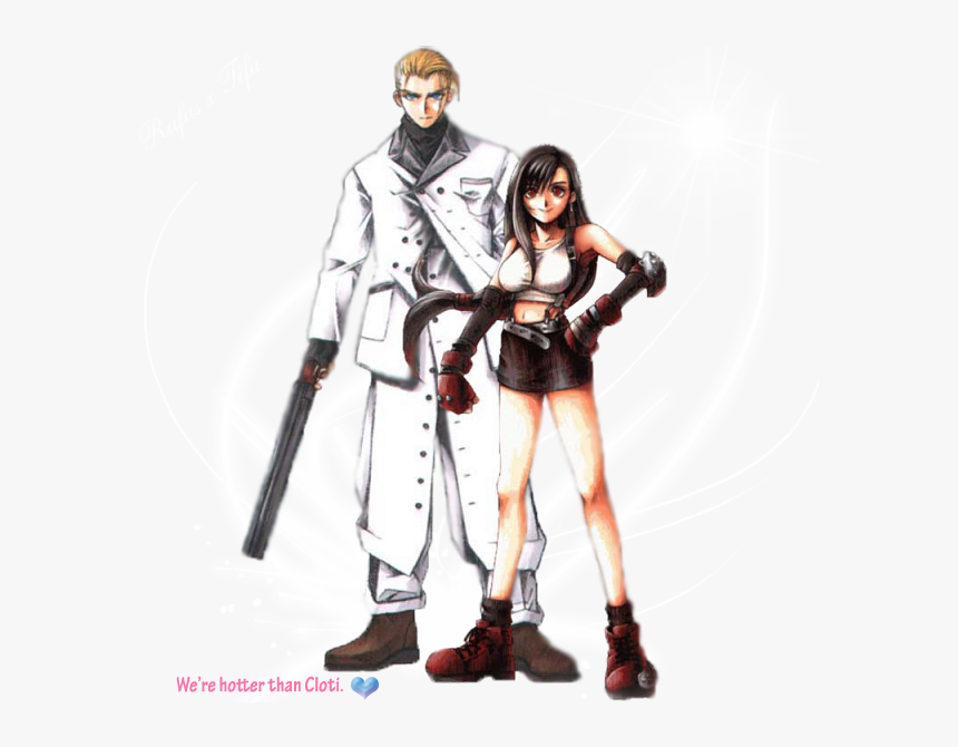 Rufus And Tifa On A Date At The Gold Saucer [transparency - Tifa Ff7 Concept Art, HD Png Download, Free Download