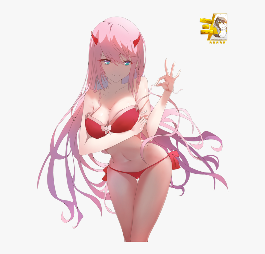 Render Zero Two Darling In The Franxx 6 By Zttar-dc5r6zl - Transparent Png Zero Two Render, Png Download, Free Download