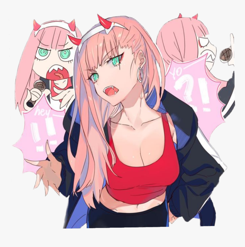 #darlinginthefrankxx #zerotwo #render - Zero Two Fanart Cute, HD Png Download, Free Download