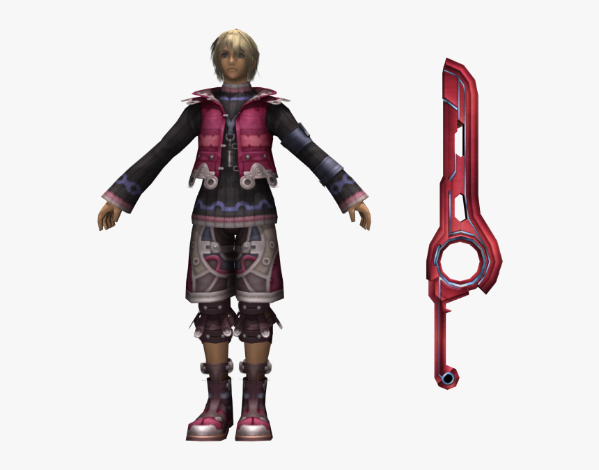 Download Zip Archive - Xenoblade Chronicles Shulk Model, HD Png Download, Free Download