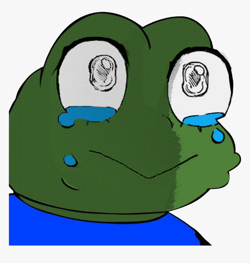Frog Meme Crying Transparent , Png Download - Frog Crying Meme Png, Png Download, Free Download