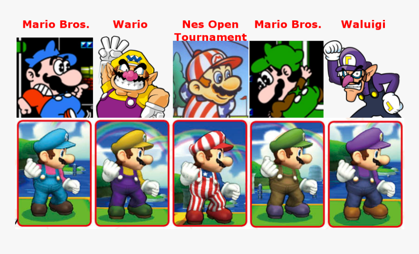 Super Mario Clipart Super Smash Bro - Mario Super Smash Bros, HD Png Download, Free Download