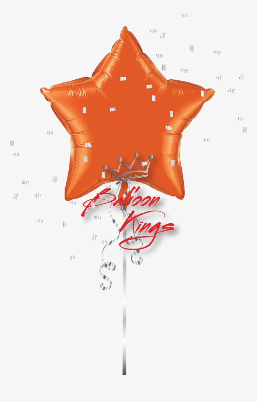 Orange Star - Globos De Estrellas De Colores, HD Png Download, Free Download