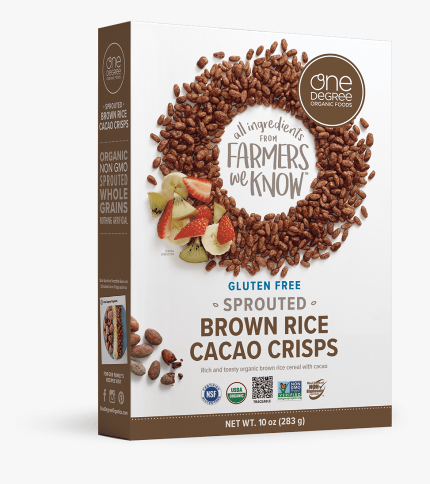 One Degree Brown Rice Cacao Crisps, HD Png Download, Free Download