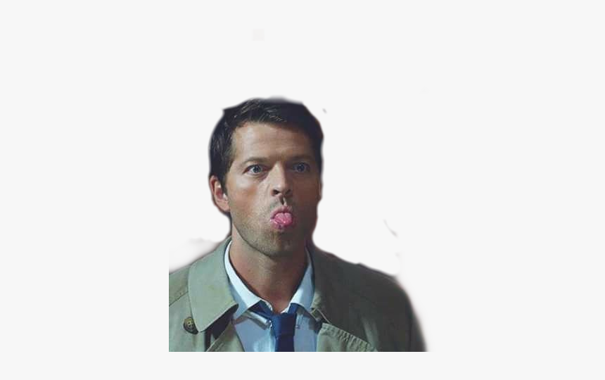 #castiel #mishacollins #supernatural #destiel #cassy - Sobrenatural Caras Engraçadas, HD Png Download, Free Download