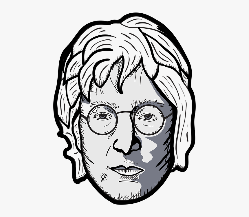 John Lennon, The Beatles, Beatles, Peace, Music - Dibujo De The Beatles, HD Png Download, Free Download