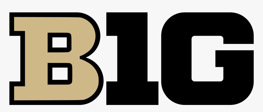 Big Ten Logo In Purdue"s Colors - Big Ten Logo Michigan, HD Png Download, Free Download