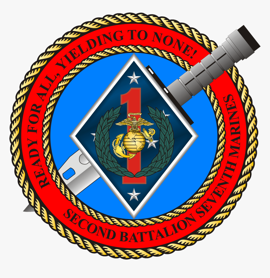 2-7 Battalion Insignia - 2nd Bn 7th Marines, HD Png Download, Free Download
