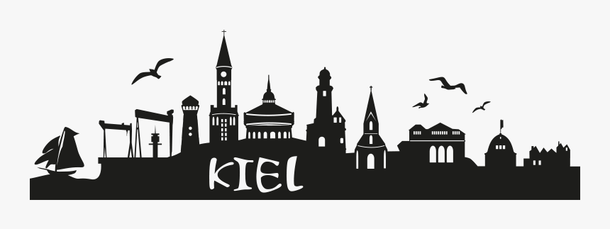 Kiel Skyline Silhouette Logo - Kiel Skyline, HD Png Download, Free Download