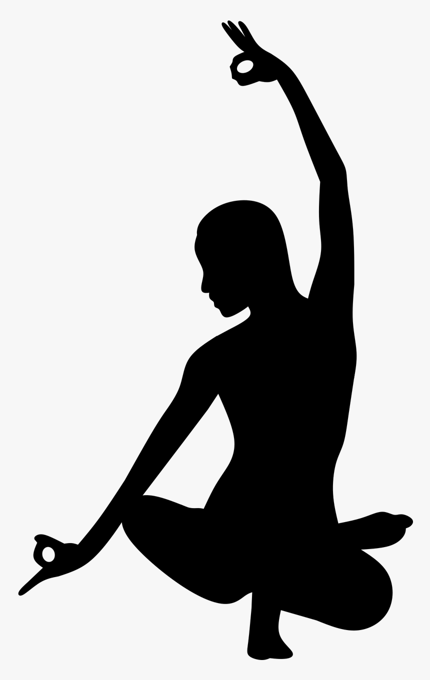 Silhouette, Yoga, Pose, Pilates, Flexible, Fit, Balance - Yoga Pose Silhouette, HD Png Download, Free Download