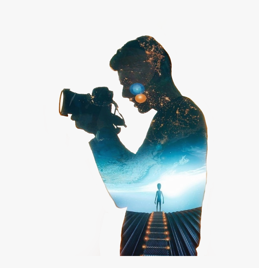 #freetoedit #photographer #photography #silhouette - Silhouette Photographer, HD Png Download, Free Download