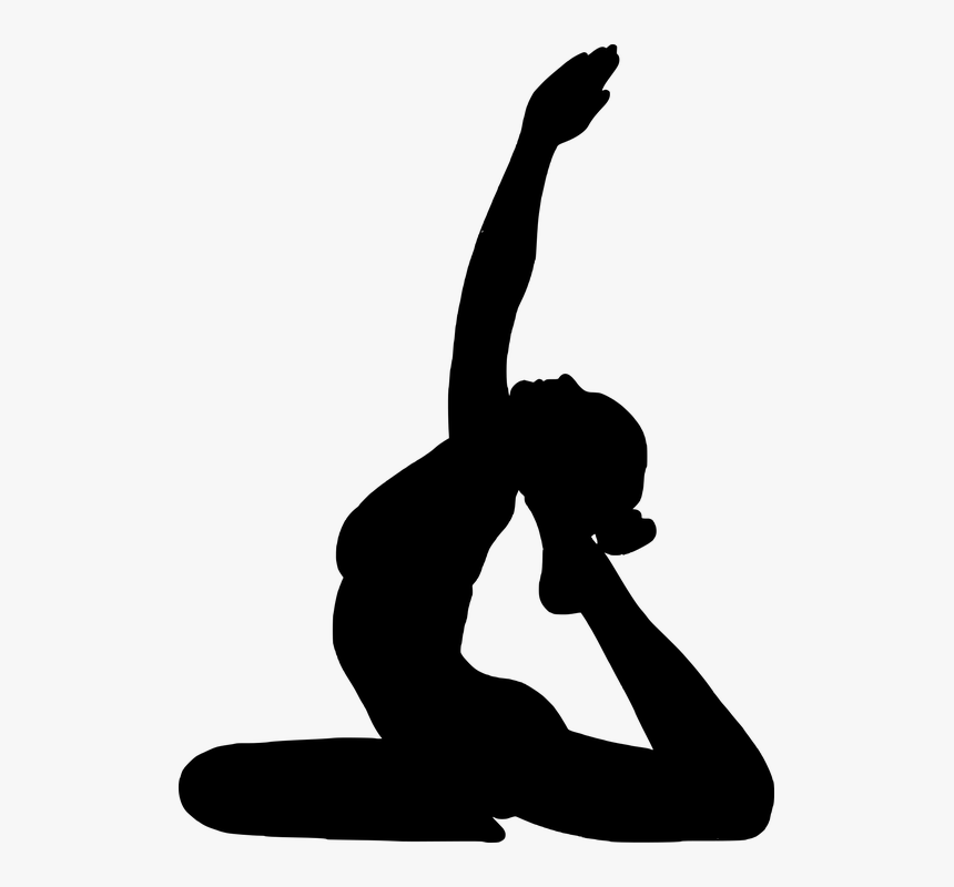 Yoga, Fitness, Exercise, Pose, Silhouette, Sonaaf - Yoga Pose Silhouette, HD Png Download, Free Download