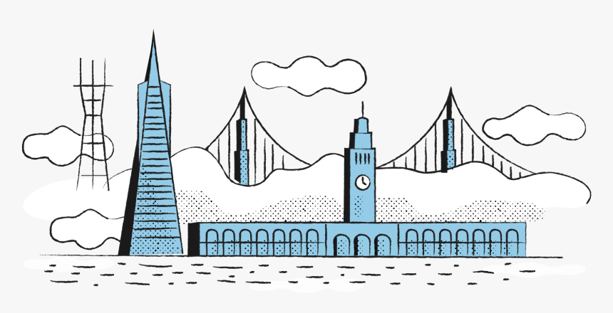 South Bend Design Is Based In San Francisco, California - Illustration, HD Png Download, Free Download