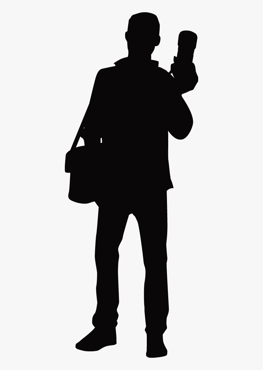 Photographer Silhouette - Silhouette, HD Png Download, Free Download