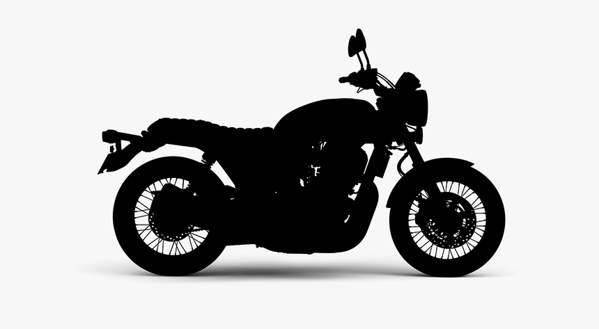 Motorcycle Silhouette - Dominar 400 Weight, HD Png Download, Free Download