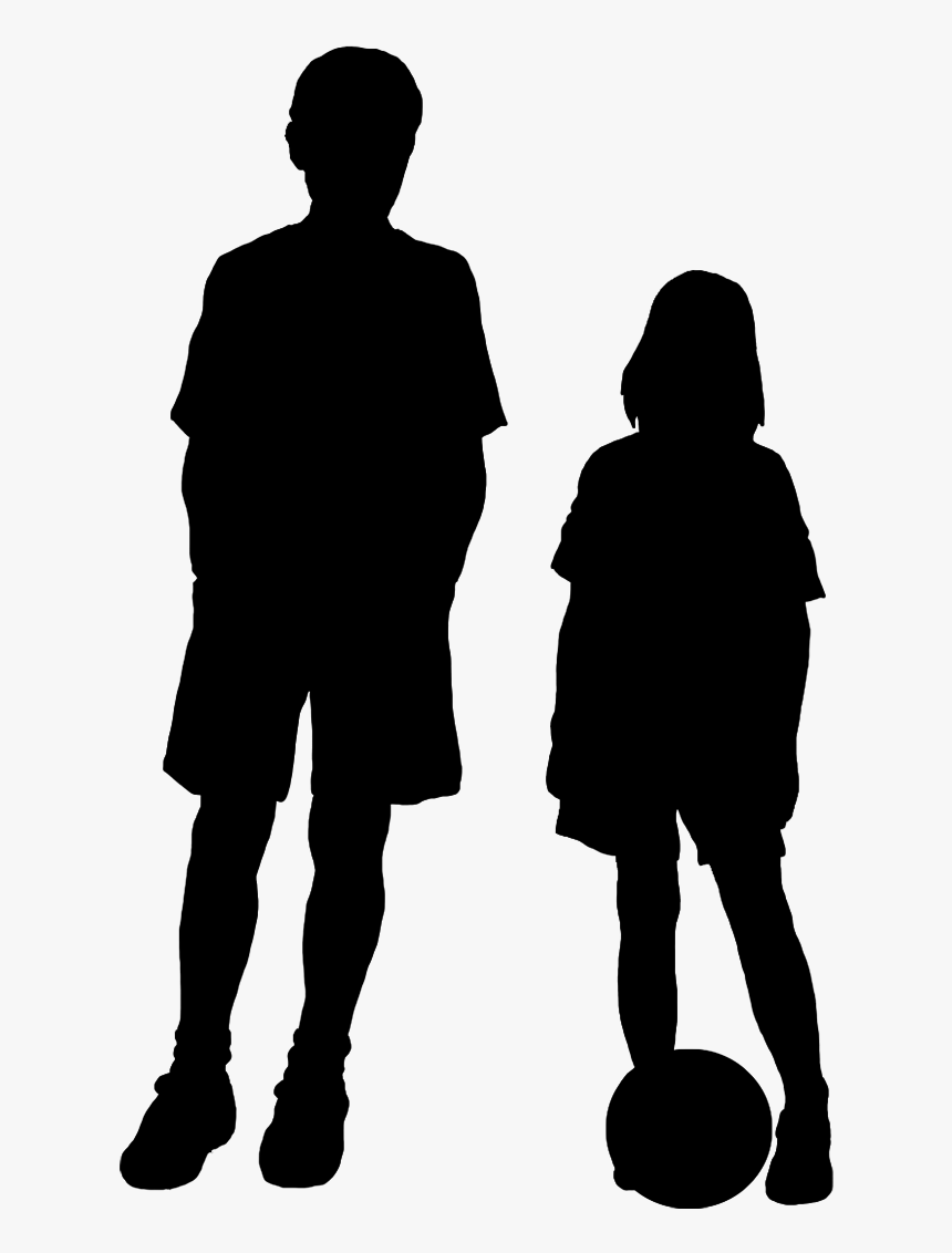 Silhouette Child Clip Art - Boy Silhouette Png, Transparent Png, Free Download