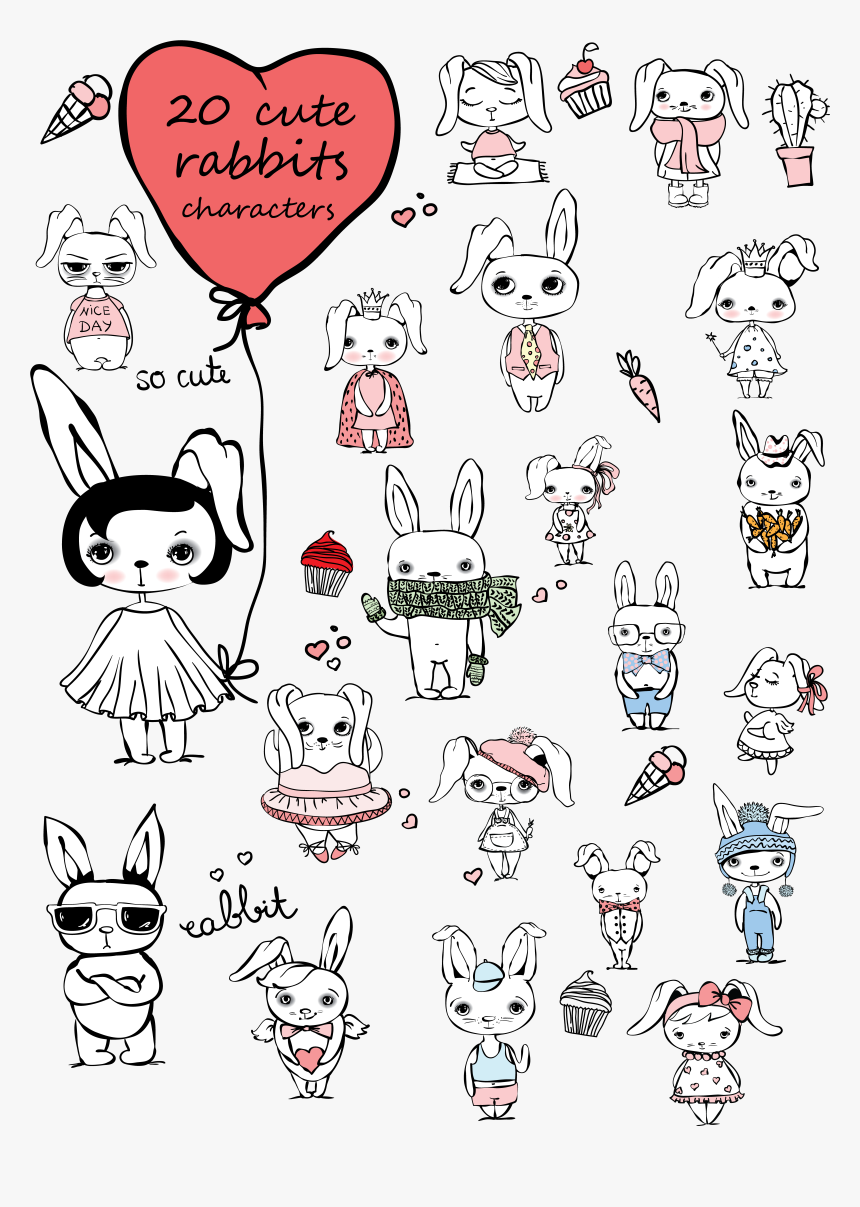 Vector Rabbit Woodland Animal, HD Png Download, Free Download