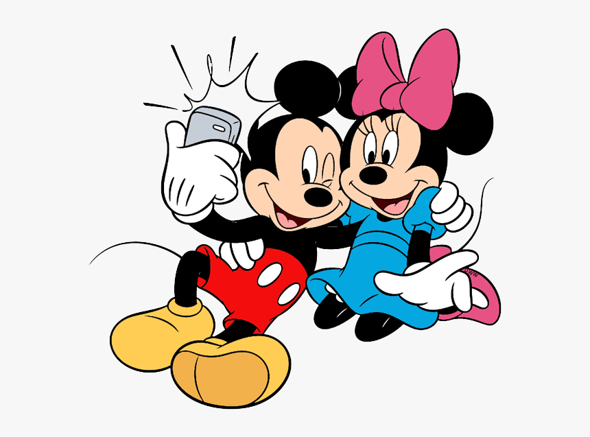 Mickey Minnie Selfie, HD Png Download, Free Download