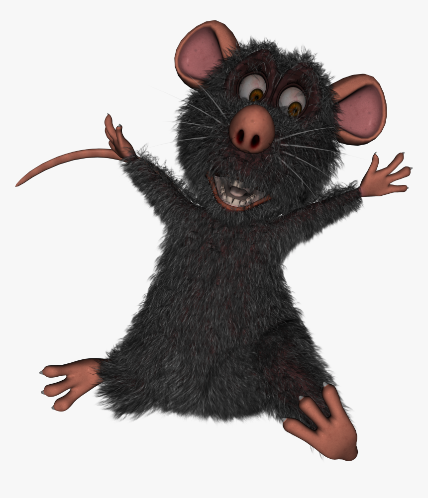 Rat, Render, Rodent, Character, Cartoon, Hq Photo - Rat Render, HD Png Download, Free Download