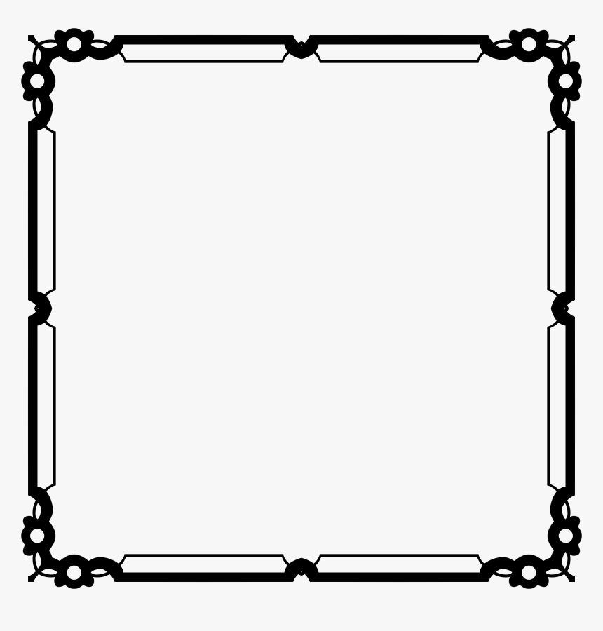 Transparent Ornate Border Png - Frame For Name Tag, Png Download, Free Download