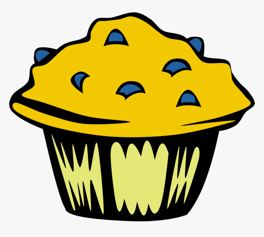 Fast Food, Breakfast, Muffin, Blueberry - Muffin Clip Art, HD Png Download, Free Download