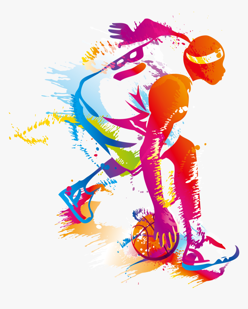 Basketball Photography Creative Players Team Sport - Creative Basketball Logo Design, HD Png Download, Free Download