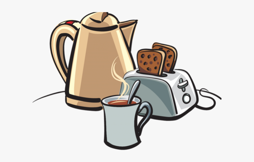 Coffee And Toast Clipart, HD Png Download, Free Download