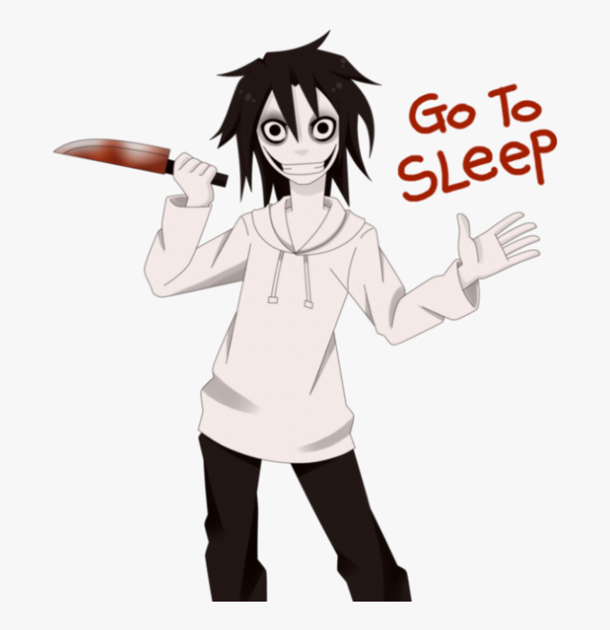 Transparent Jeff The Killer Png - Go To Sleep Jeff The Killer Png, Png Download, Free Download