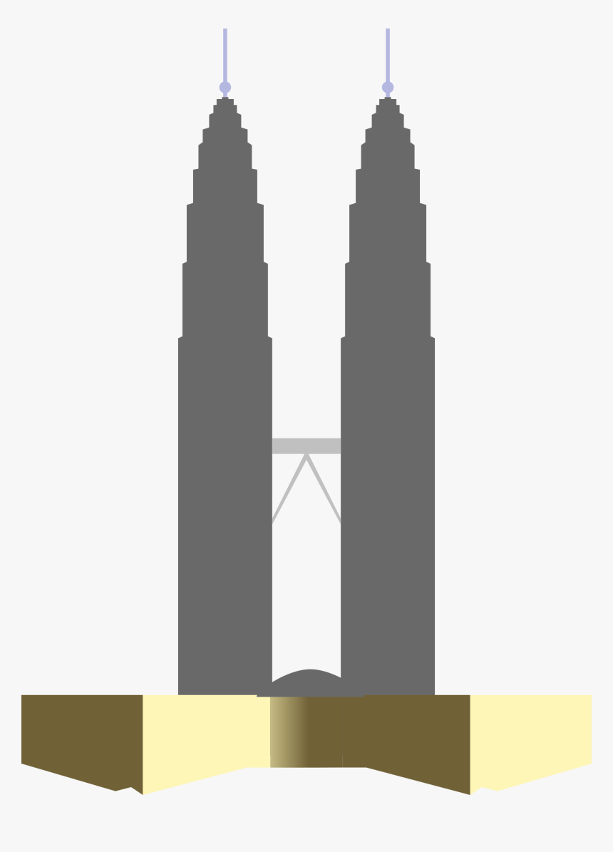 Empire State Building Silhouette Png - Klcc Clipart, Transparent Png, Free Download