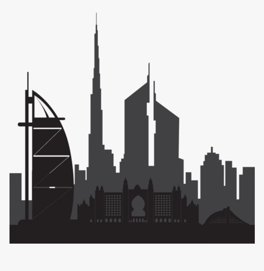 Free Png Dubai Silhouette Png Png - Dubai Clip Art, Transparent Png, Free Download