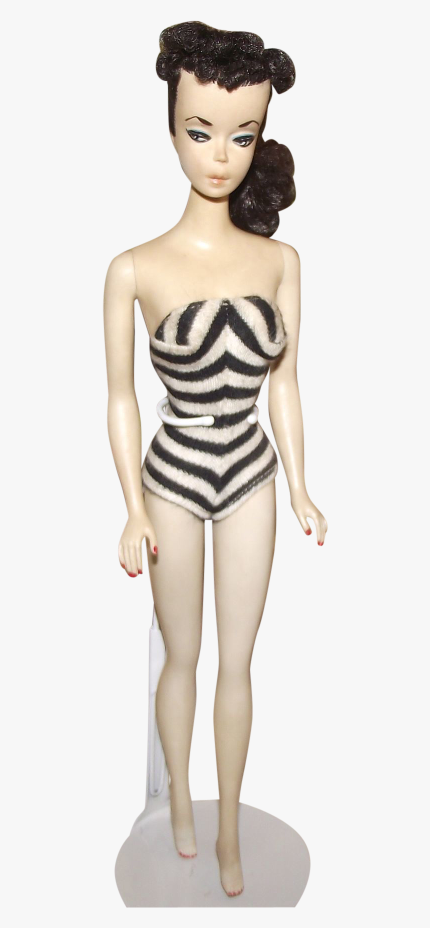 `vintage Repro American Girl Brunette Barbie Doll With - Maillot, HD Png Download, Free Download