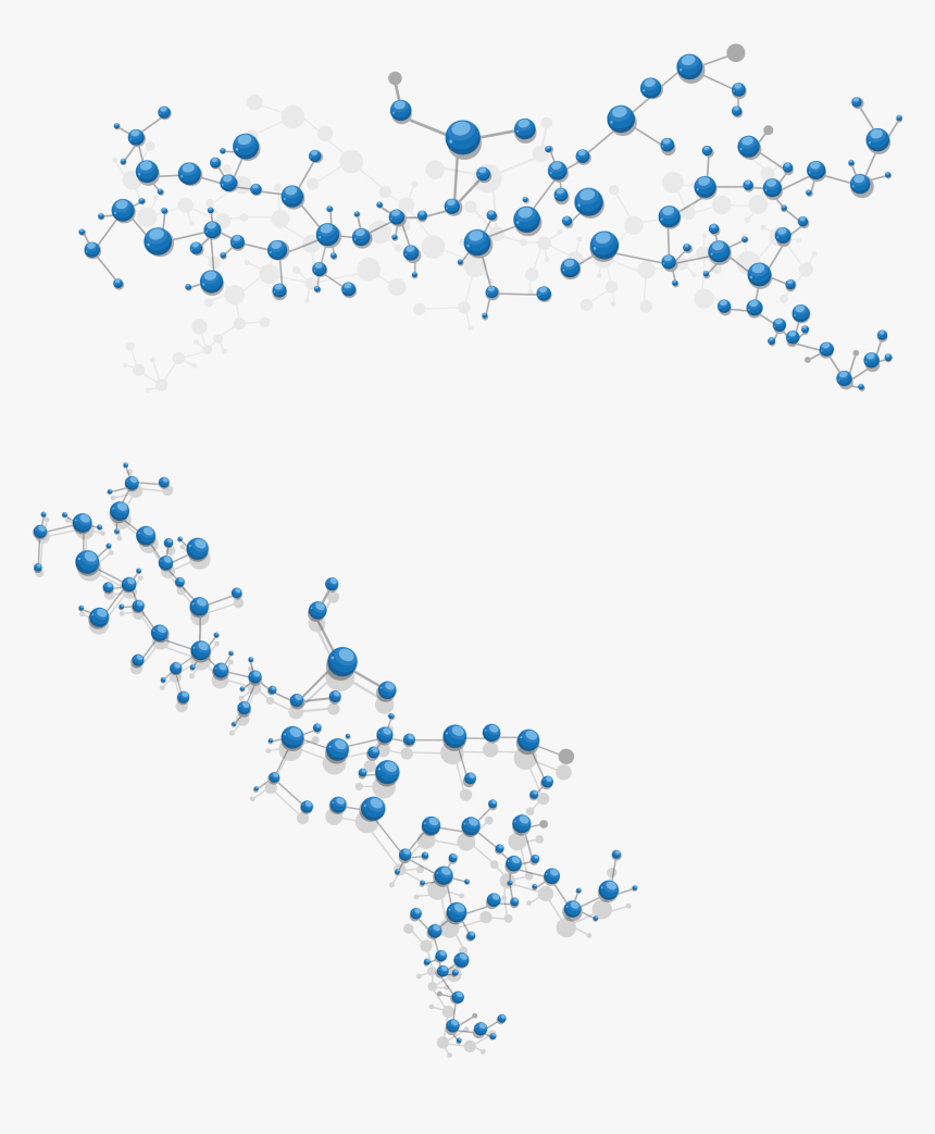 Molecular Structure Png Background Image - Transparent Background Molecules Png, Png Download, Free Download
