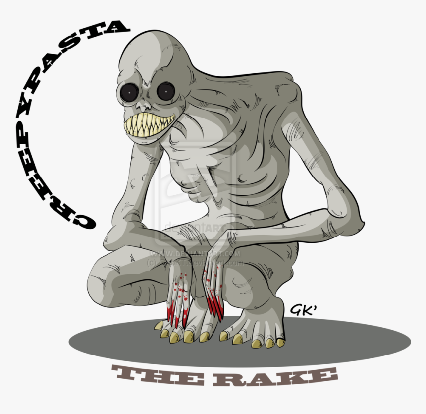 The Rake Creepypasta, Jeff The Killer, Scary, Fangirl, - Creepypasta The Rake Fanart, HD Png Download, Free Download