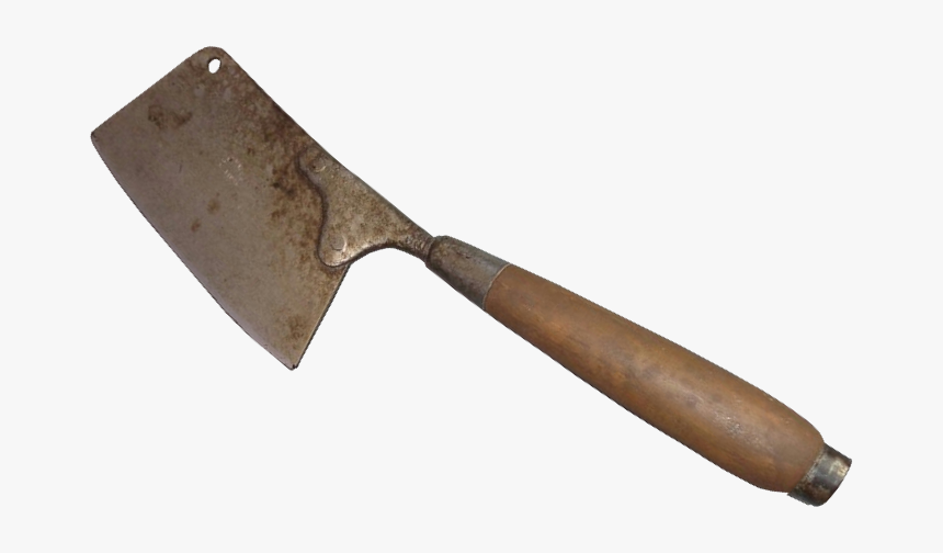 Old Butcher Knife Png, Transparent Png, Free Download